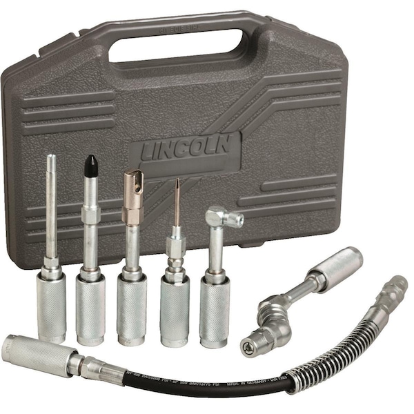 Lincoln HeavyDuty, 7pc. Grease Gun Accessories Kit 58000 Zoro